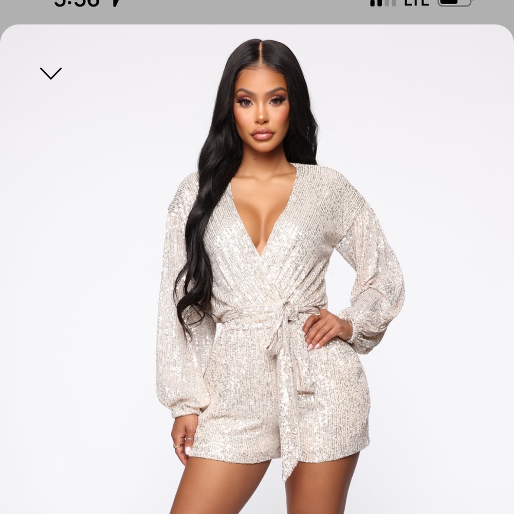 Sequin romper